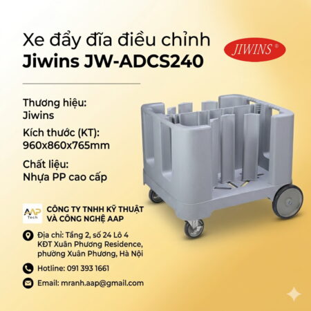 Xe đẩy đĩa điều chỉnh Jiwins JW-ADCS240
